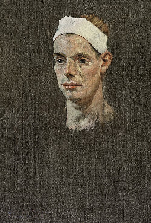 Study of John Feeney, 1919, Denman Ross