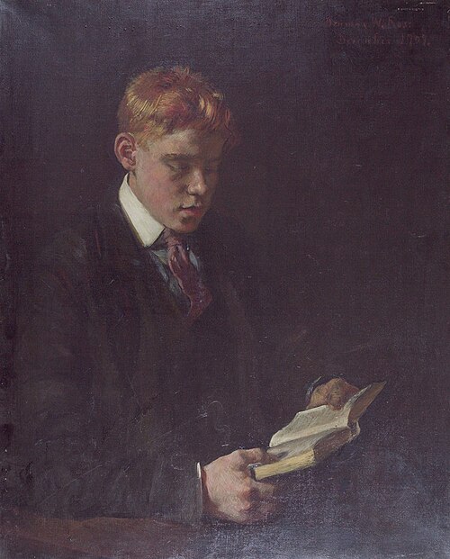 Portrait of a Boy Reading, 1909, Denman Ross