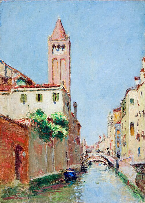 Rio San Barnaba, Venice, 1920, Denman Ross