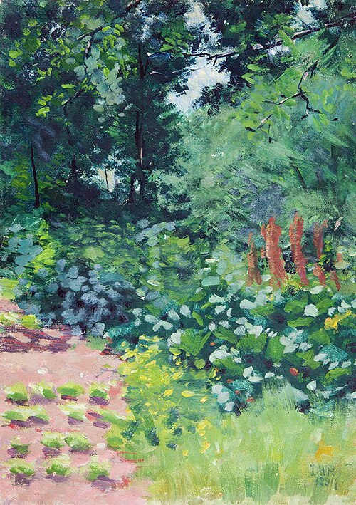 Garden, 1891, Denman Ross