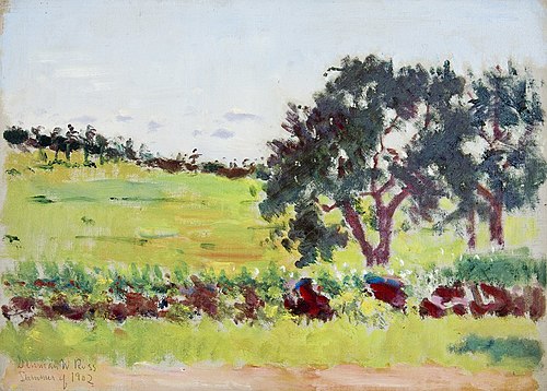 Landscape with Trees, 1902, Denman Ross
