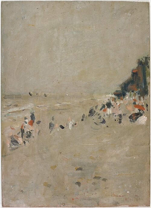 Landscape with Figures on Beach, 1894, Denman Ross