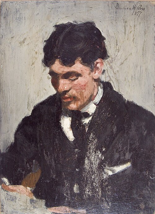 Half-length Portrait of a Young Man, 1897, Denman Ross