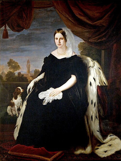 Portrait de Marie-Antoinette de Toscane, 1836, Giuseppe Bezzuoli