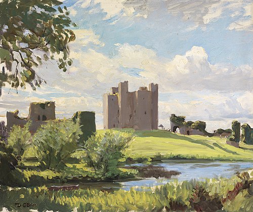 Trim Castle, County Meath, 1938, Dermod O'Brien