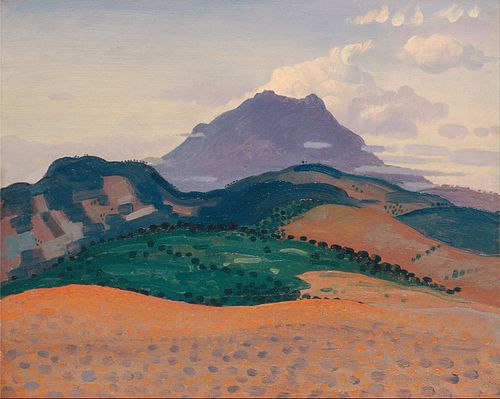 Tour Madeloc in the Pyrenee, 1913, Derwent Lees