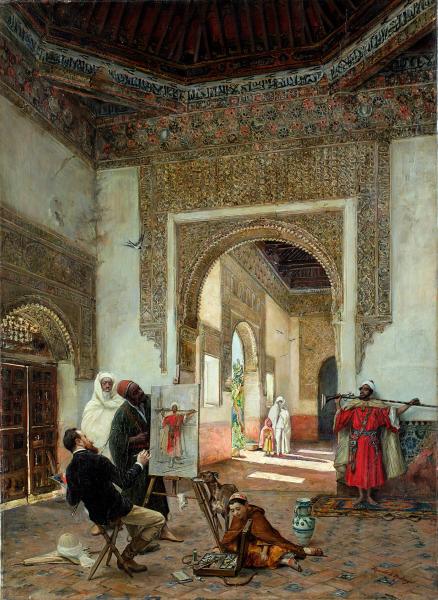 Moorish Interior, 1880, Ricardo Madrazo