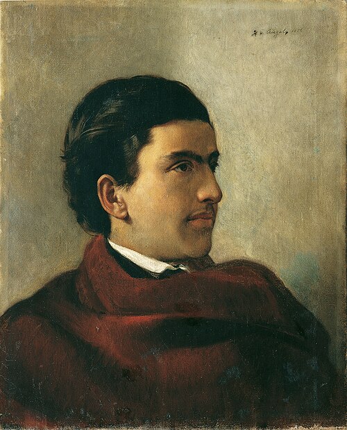 Der österreichische Offizier Otto Pohl, 1856, Heinrich von Angeli