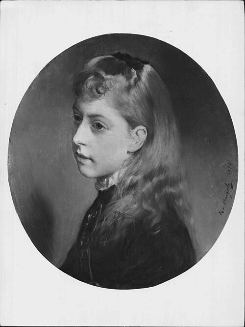 Princess Victoria of Wales (1868-1935), 1878, Heinrich von Angeli