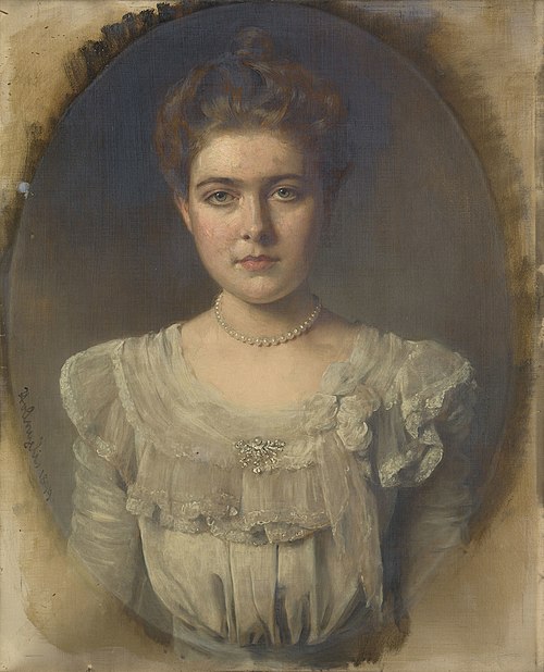 Princess Margaret of Connaught (1882-1920), 1899, Heinrich von Angeli