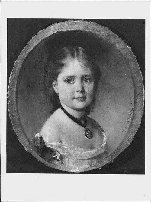 Princess Alix of Hesse (1872-1918), 1875, Heinrich von Angeli