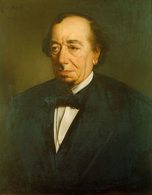 Benjamin Disraeli, 1st Earl of Beaconsfield (1804-81), 1877, Heinrich von Angeli