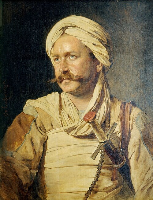 Rudolf von Slatin Pacha (1857-1932), 1895, Heinrich von Angeli