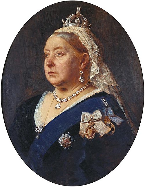 Queen Victoria (1819-1901), 1890, Heinrich von Angeli