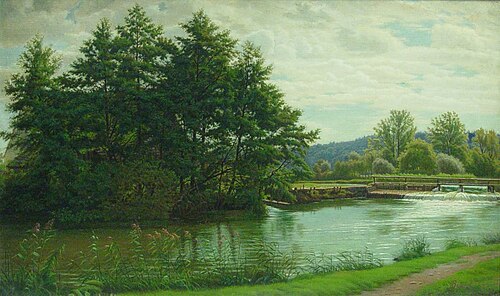 Ammer Lake, Bavaria, 1879, Gustavus Behne