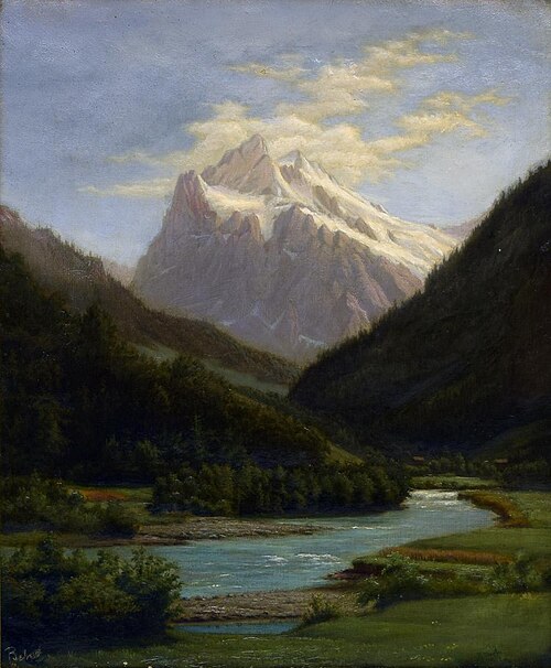 The Wetterhorn, Switzerland, , Gustavus Behne