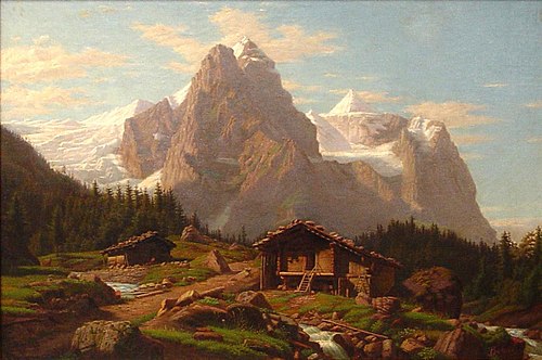 The Wetterhorn, , Gustavus Behne