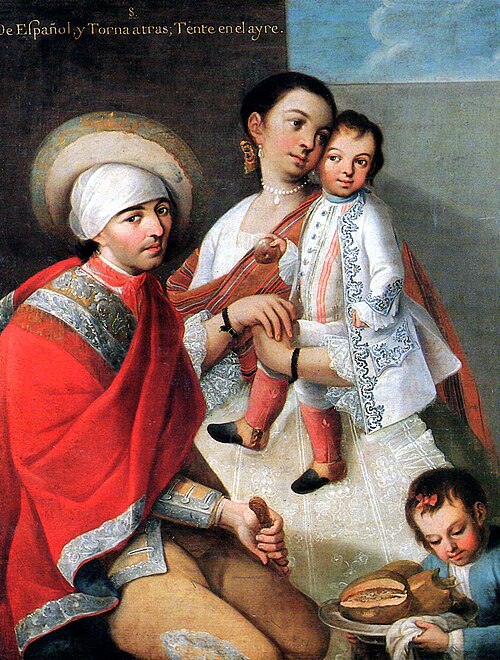 De Español y Torna atrás; tente en el ayre, 1763, Miguel Cabrera