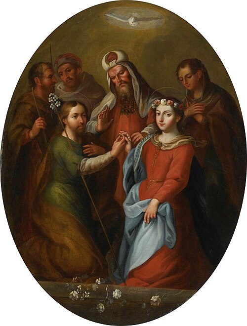 The Marriage of the Virgin, 1737, Miguel Cabrera