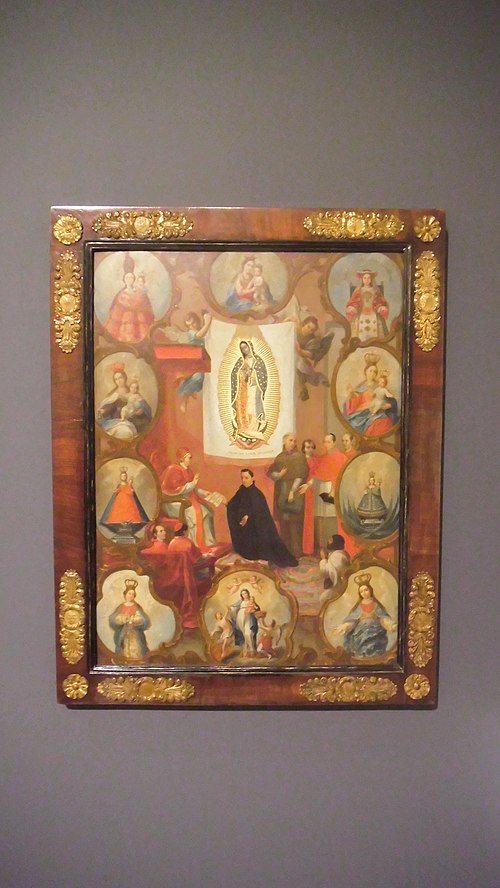 The pontifical proclamation of the patronage of the Virgin of Guadalupe, 1756, Miguel Cabrera