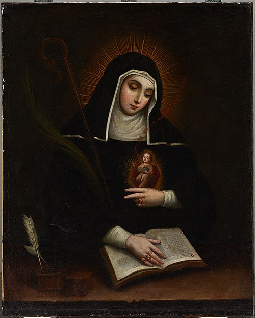 Sainte-Gertrude, 1763, Miguel Cabrera