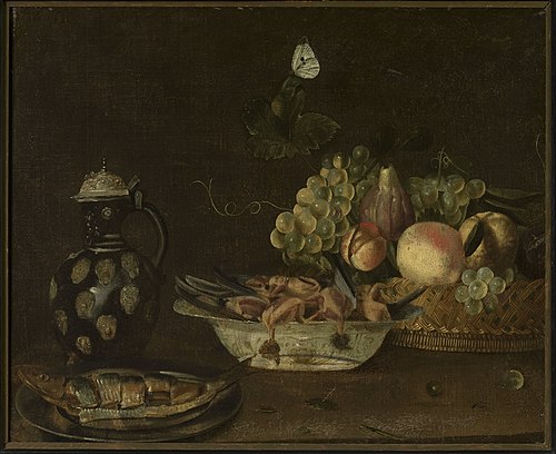 Still life with a herring, , Alexandre Adriaenssen