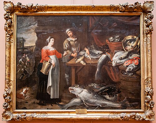 Le marchand de poissons, , Alexandre Adriaenssen