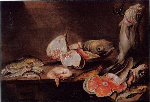 Fish Piece, 1643, Alexandre Adriaenssen