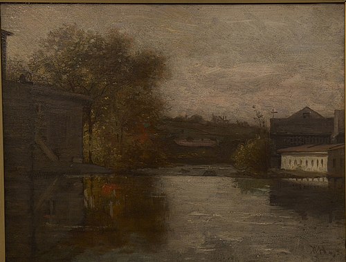 Upper Falls, Newton, , William Morris Hunt