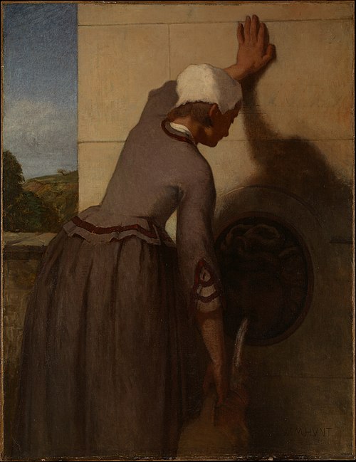 Girl at the Fountain, 1852, William Morris Hunt