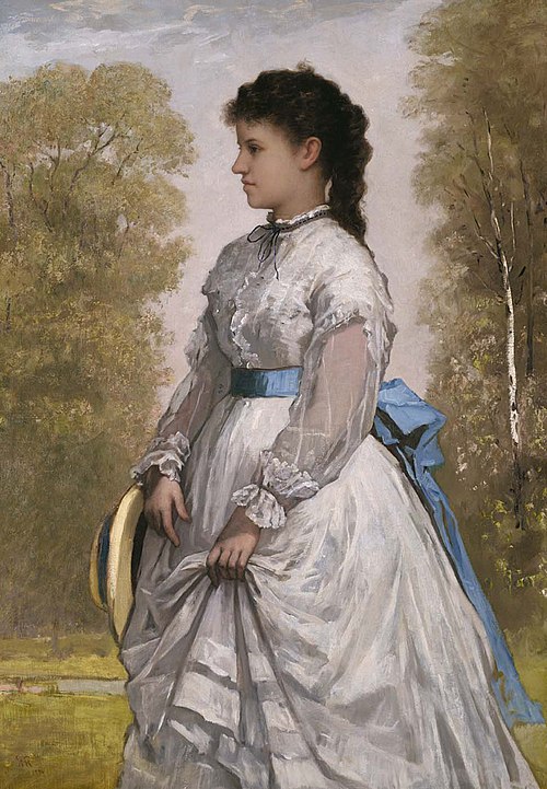 Portrait of Agnes Elizabeth Claflin, 1873, William Morris Hunt