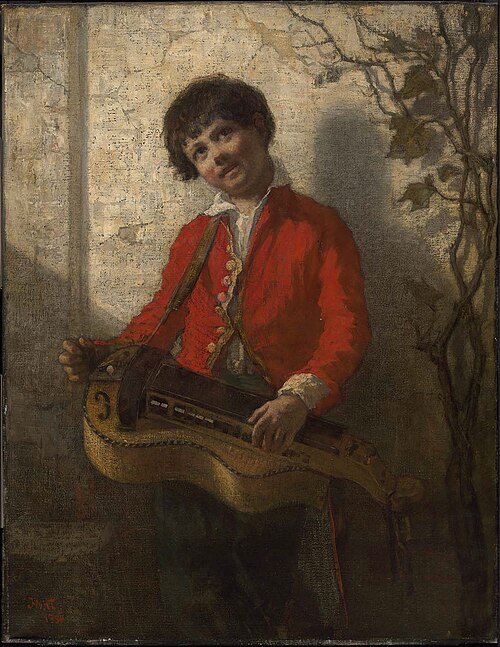 The Hurdy-Gurdy Boy, 1851, William Morris Hunt