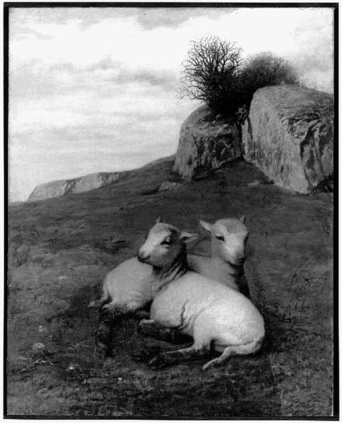 Sheep Pasture, 1857, William Morris Hunt