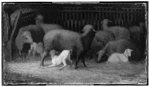 Sheep, 1853, William Morris Hunt