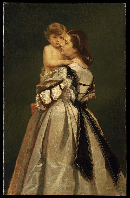 Mother and Child, 1865, William Morris Hunt