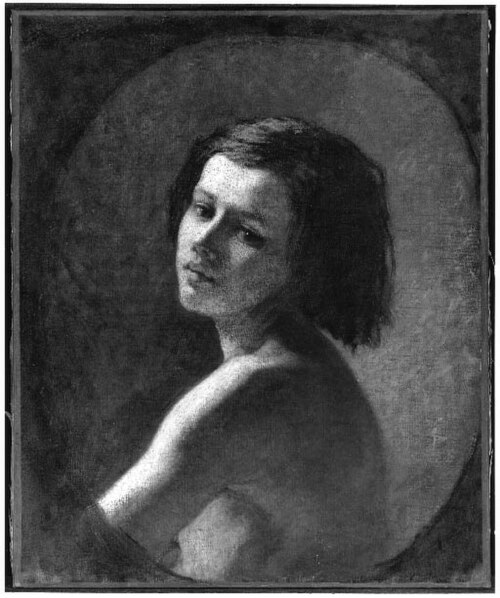Head of a Girl, 1849, William Morris Hunt