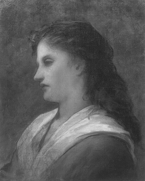 Head of a Woman, 1872, William Morris Hunt