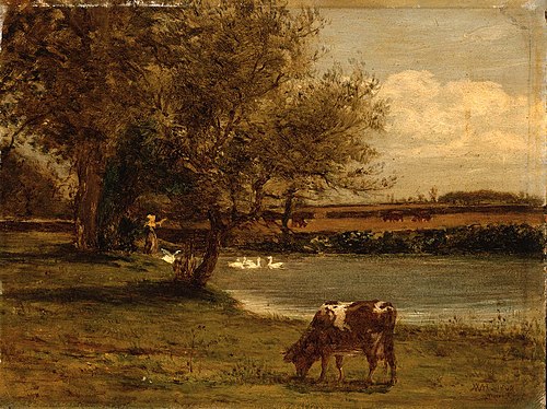 Landscape at Newport, 1860, William Morris Hunt