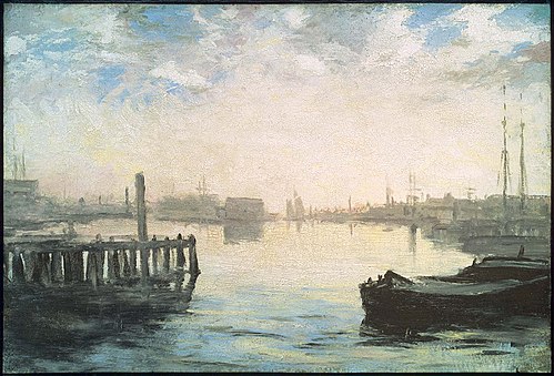 Gloucester Harbor, 1877, William Morris Hunt