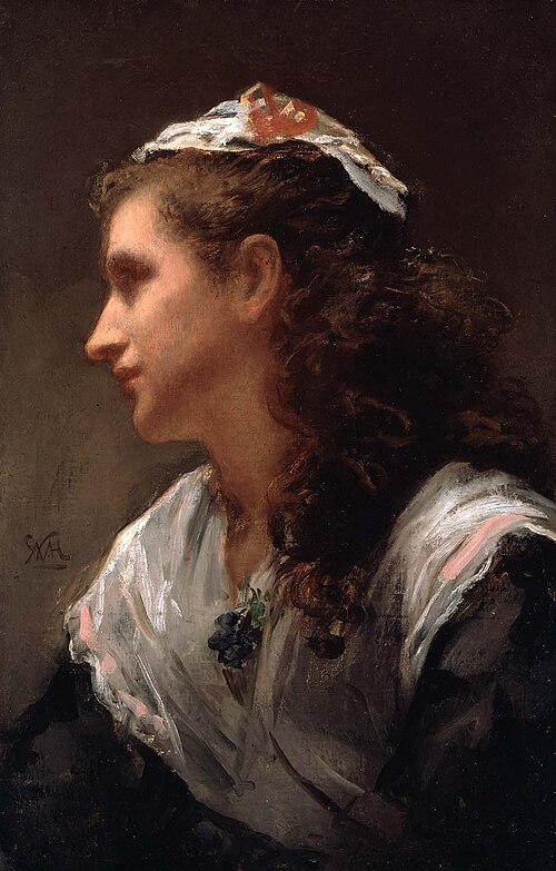 Priscilla, 1873, William Morris Hunt