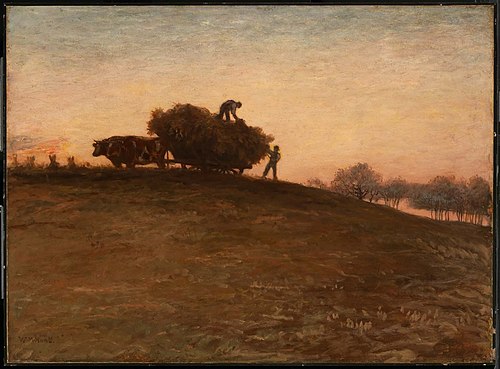 Haying by Oxen, 1876, William Morris Hunt