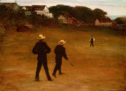 The Ball Players, 1877, William Morris Hunt