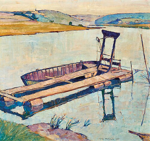 Dragueur sur la Moselle, 1928, Nico Klopp