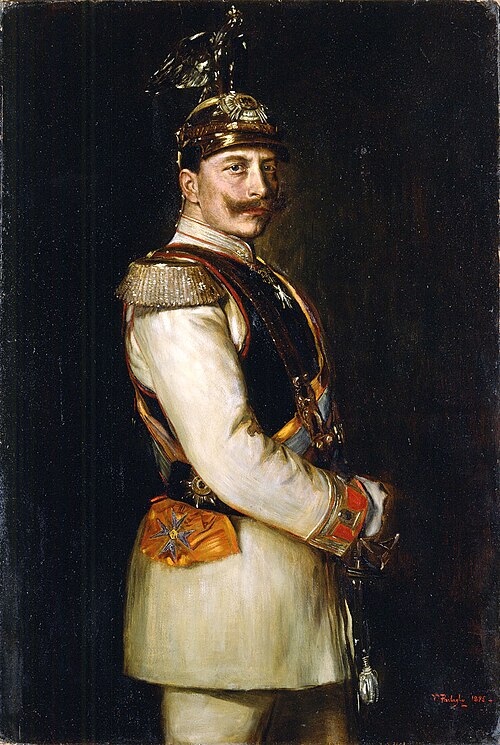 Portrait of Emperor William II., 1895, Vilma Parlaghy