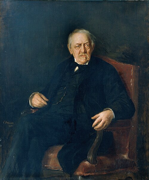 The Poet Eduard von Bauernfeld, 1888, Vilma Lwoff-Parlaghy