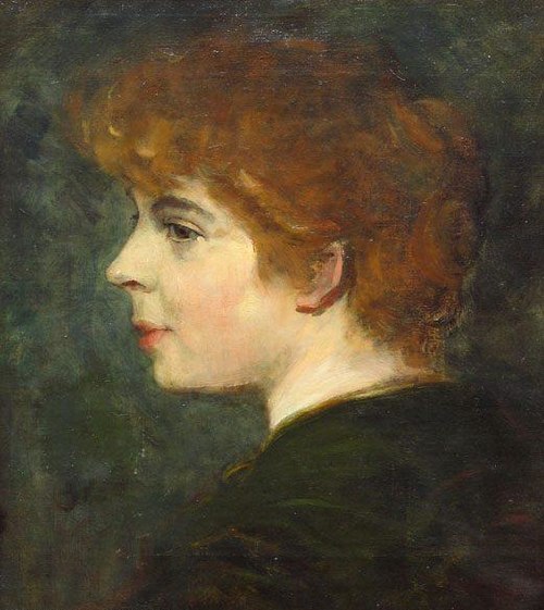 Self-portrait, 1880, Vilma Lwoff-Parlaghy