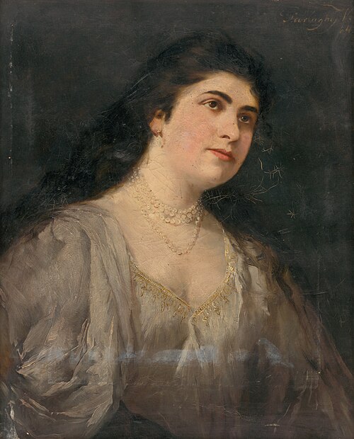 Podobizeň ženy, 1884, Vilma Lwoff-Parlaghy