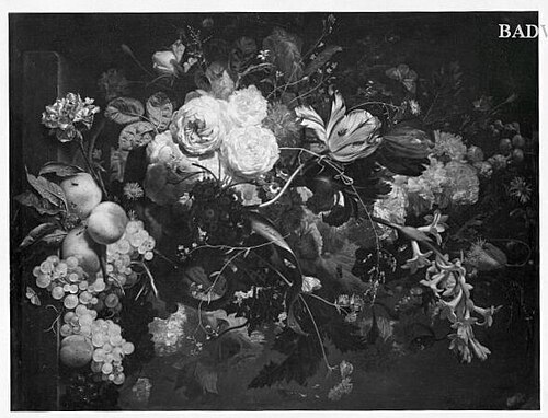 Still-life with flower+ fruits, 1707, Jan van Huysum