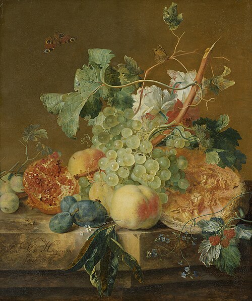 Still Life with Fruit, 1730, Jan van Huysum