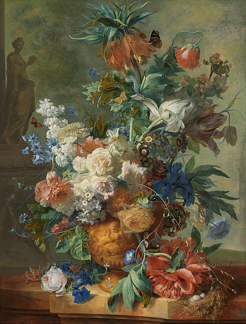Still Life with Flowers, 1723, Jan van Huysum